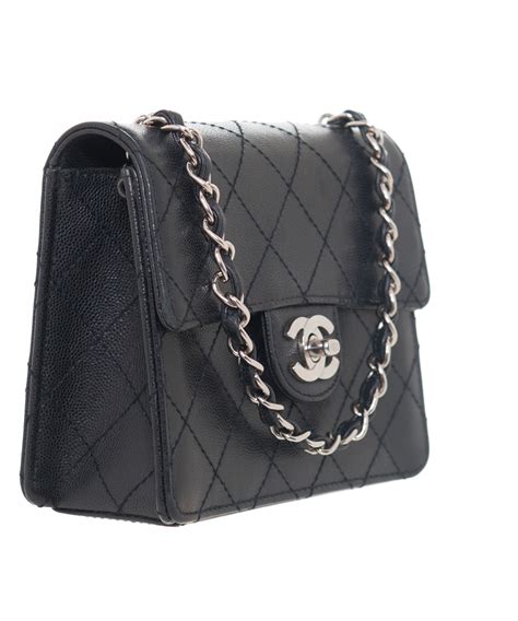 chanel flap shoulder bag mini|chanel black quilted flap bag.